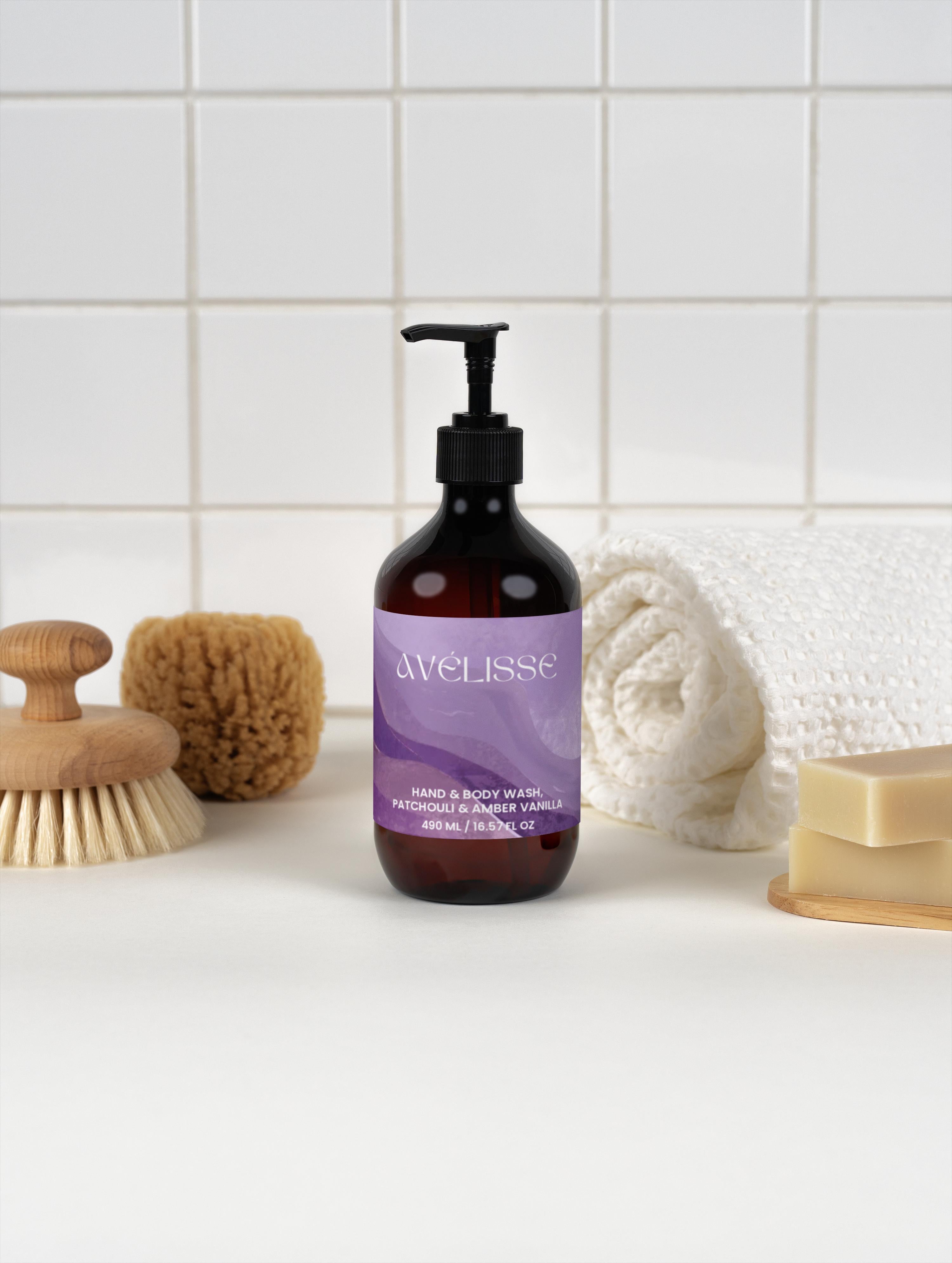 Hand & Body Wash, Patchouli & Amber Vanilla
