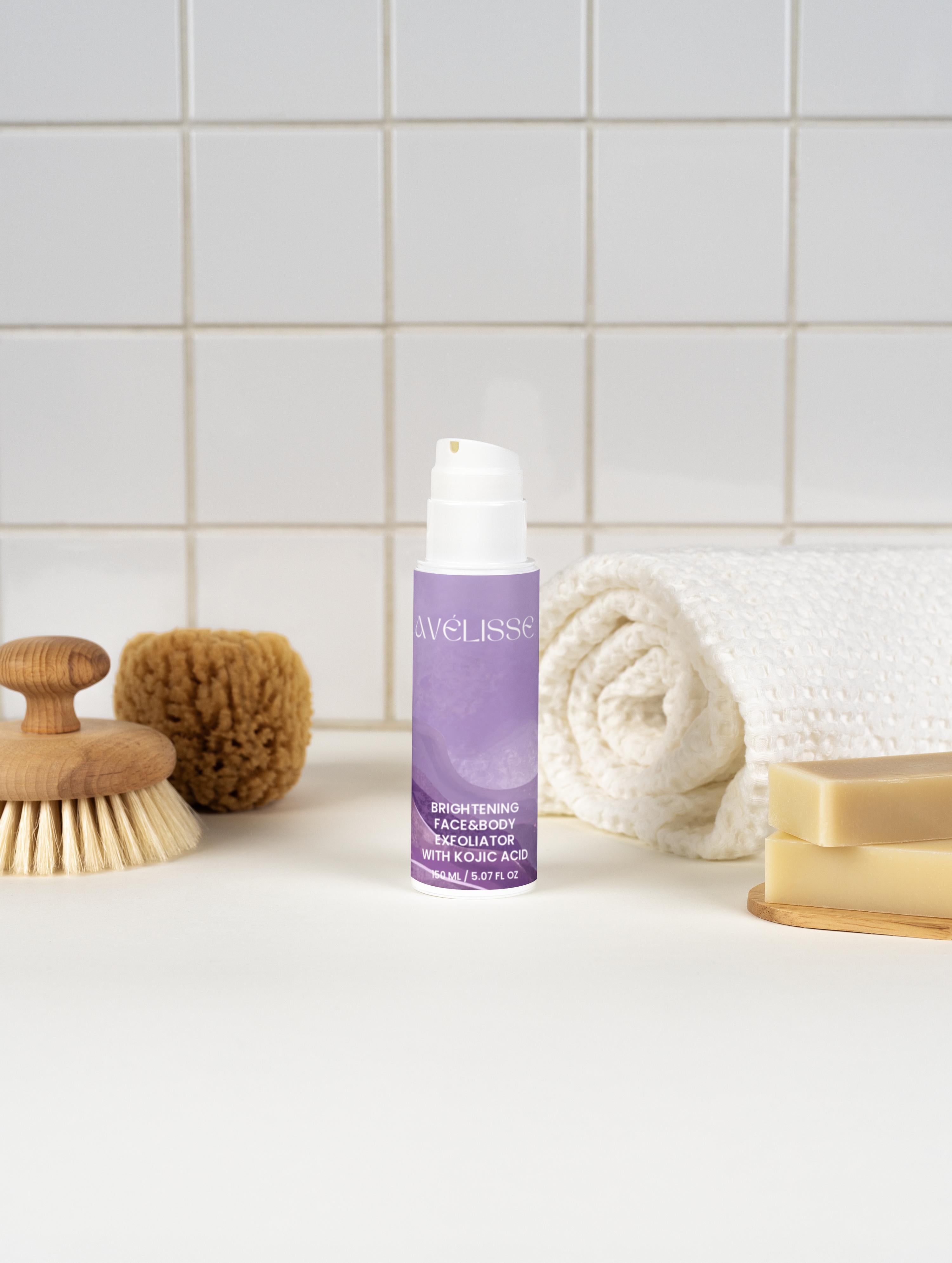 Brightening Face&Body Exfoliator with Kojic Acid