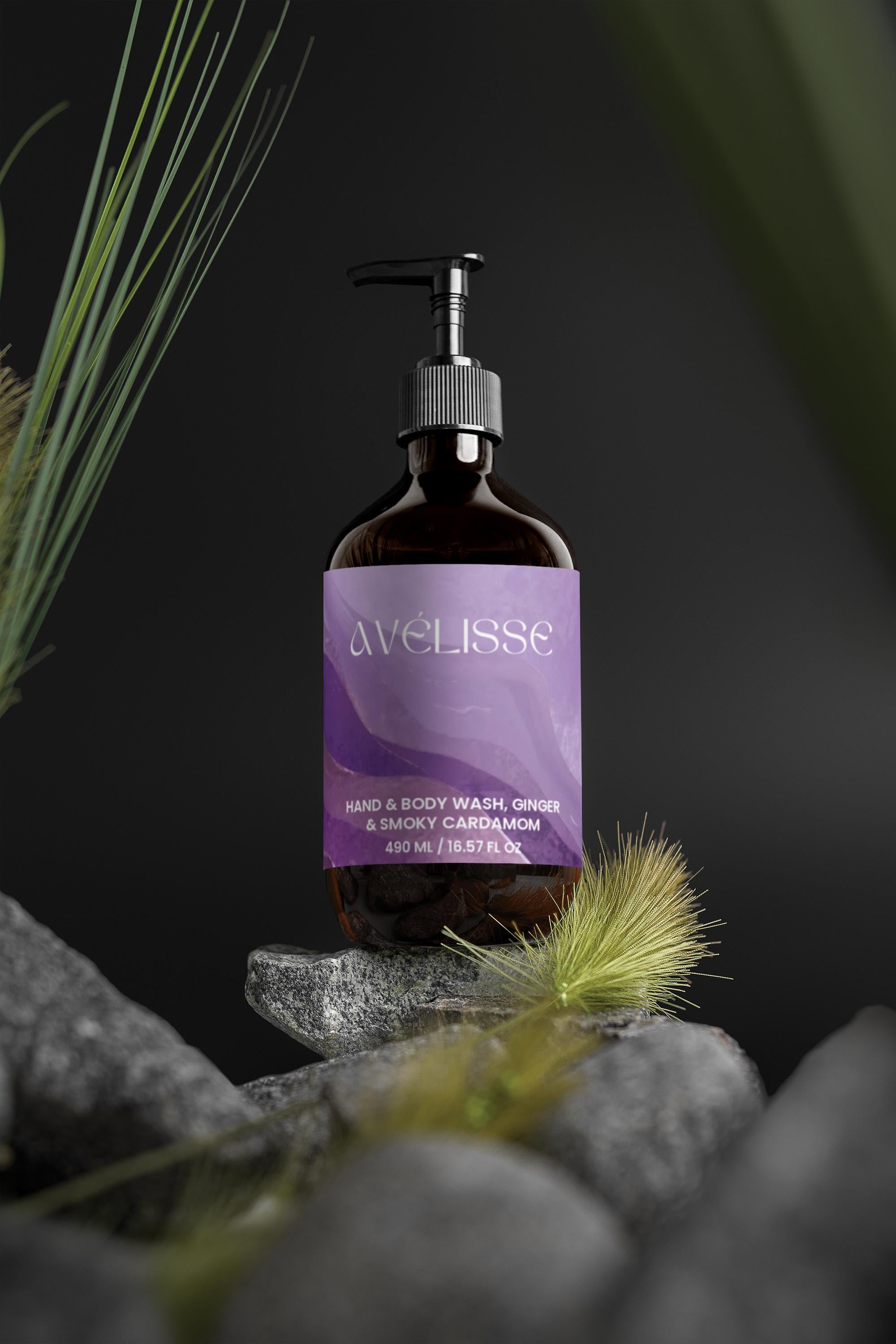 Hand & Body Wash, Ginger & Smoky Cardamom