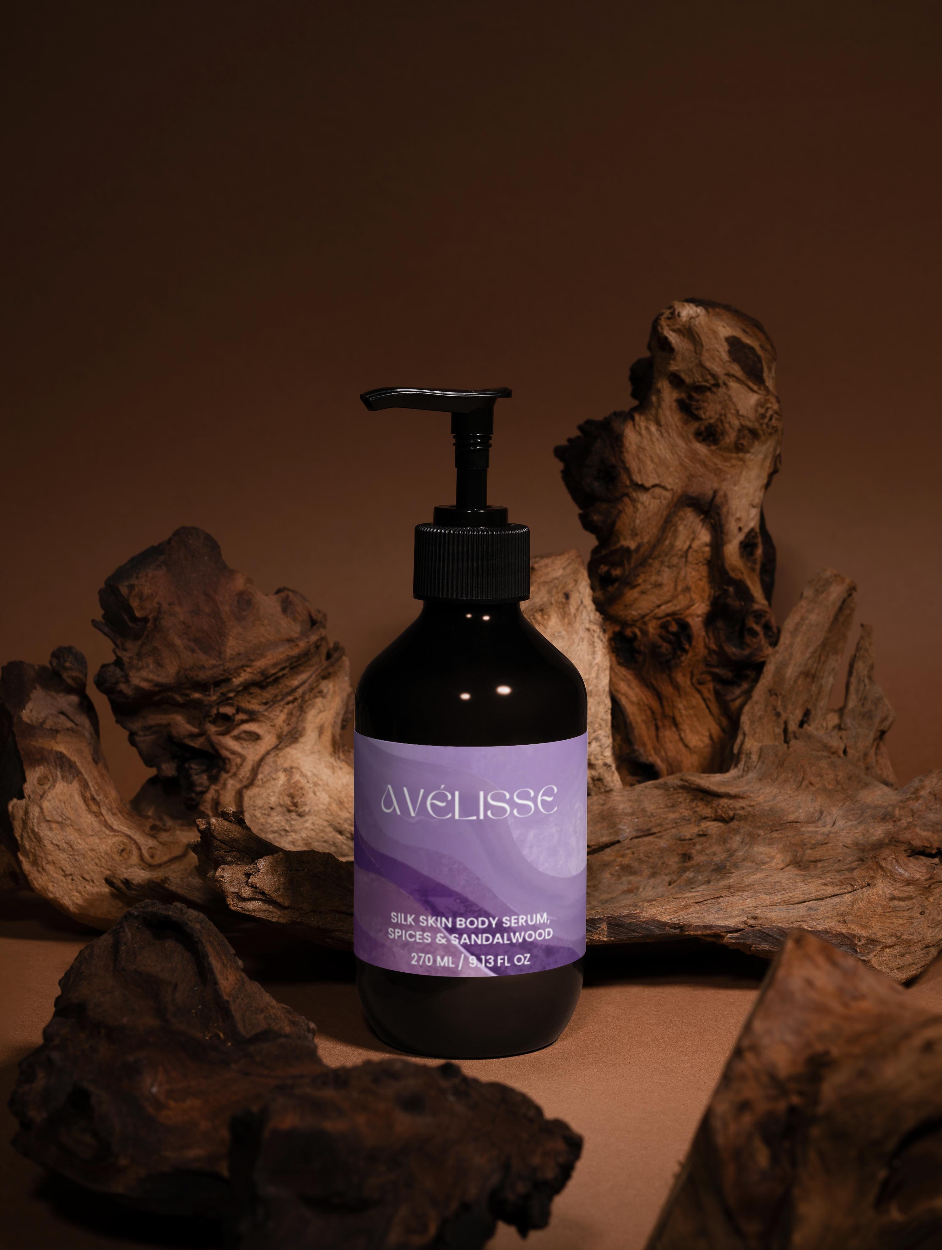 Silk Skin Body Serum, Spices & Sandalwood